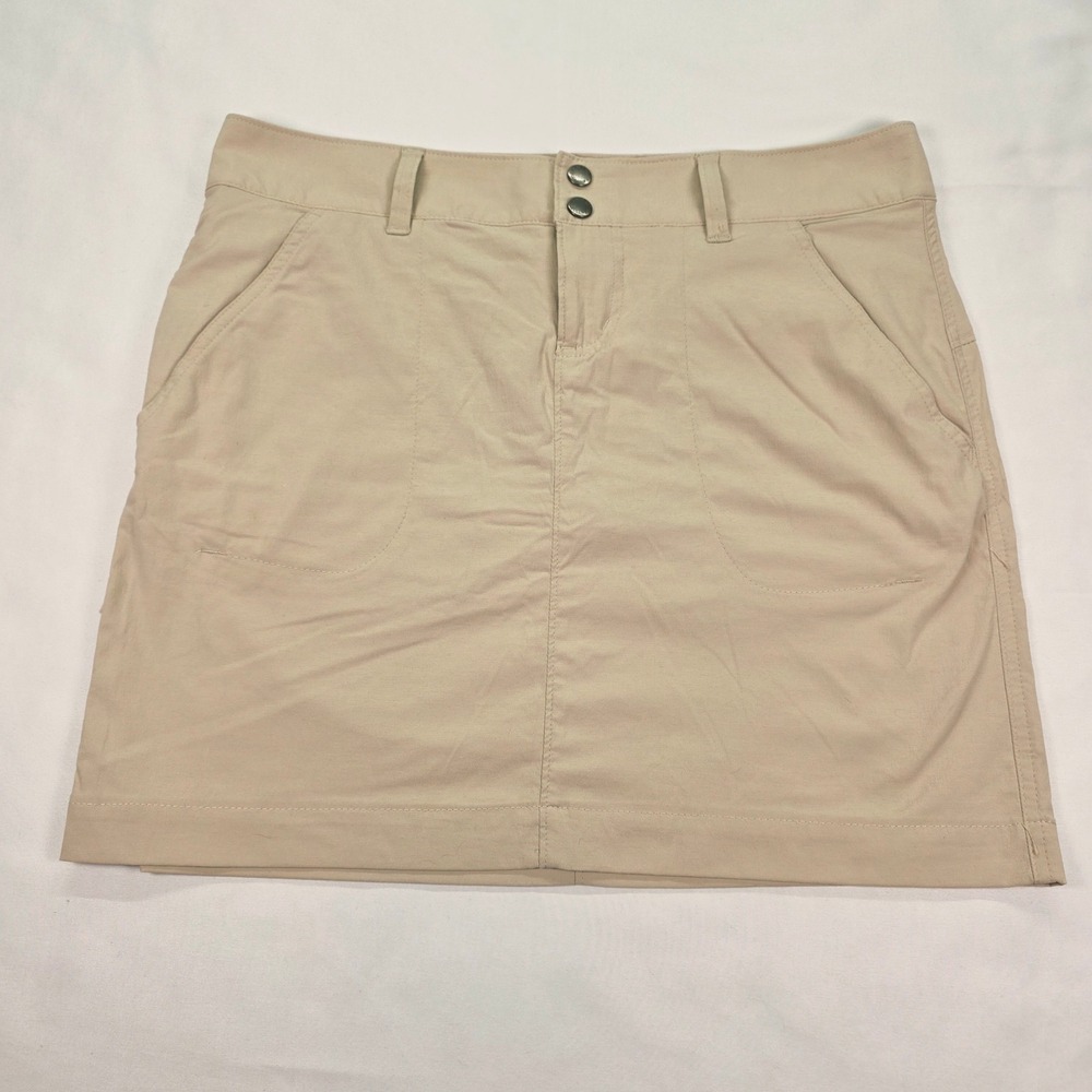 Columbia Womens‎ Tan Khaki Active Outdoor Hiking Skirt Size 8 AL1931